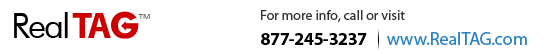 RealTAG.com - For more info call or visit 877-245-3237 | www.RealTAG.com